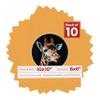 Poster Palooza 10x10 Photo Mat Board for 6x6 Photos Precut Circle Shape Opening Acid Free Bevel Cut Picture Frame Mat, Steel Blue, Mat Board for Framing Photos & Artwork, 10-Pack Matboards view 1