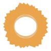 Poster Palooza 10x10 Photo Mat Board for 6x6 Photos Precut Circle Shape Opening Acid Free Bevel Cut Picture Frame Mat, Steel Blue, Mat Board for Framing Photos & Artwork, 10-Pack Matboards view 3