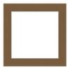 11x11 Mat Bevel Cut for 7x7 Photos - Precut Aged Oak Brown Square Shaped Photo Mat Board Opening - Acid Free Matte to Protect Your Pictures - Bevel Cut for Family Photos, Pack of 1 Matboard view 3