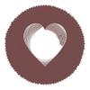 13x13 Mat Bevel Cut for 9x9 Photos - Precut Maroon Heart Shaped Photo Mat Board Opening - Acid Free Matte to Protect Your Pictures - Bevel Cut for Family Photos, Pack of 25 Matboards view 3