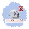 11x11 Mat Bevel Cut for 7x7 Photos - Precut Baby Blue Circle Shaped Photo Mat Board Opening - Acid Free Matte to Protect Your Pictures - Bevel Cut for Family Photos, Pack of 10 Matboards view 1