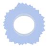 11x11 Mat Bevel Cut for 7x7 Photos - Precut Baby Blue Circle Shaped Photo Mat Board Opening - Acid Free Matte to Protect Your Pictures - Bevel Cut for Family Photos, Pack of 10 Matboards view 3