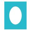 16x20 Mat Bevel Cut for 12x16 Photos - Precut Aquamarine Blue Oval Shaped Photo Mat Board Opening - Acid Free Matte to Protect Your Pictures - Bevel Cut for Family Photos, Pack of 1 Matboard view 3