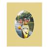 16x20 Mat Bevel Cut for 13.5x17 Photos - Precut Soft Yellow Oval Shaped Photo Mat Board Opening - Acid Free Matte to Protect Your Pictures - Bevel Cut for Family Photos, Pack of 25 Matboards view 4