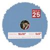 16x16 Mat Bevel Cut for 5x5 Photos - Precut Brittany Blue Circle Shaped Photo Mat Board Opening - Acid Free Matte to Protect Your Pictures - Bevel Cut for Family Photos, Pack of 25 Matboards view 1