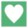 14x14 Mat Bevel Cut for 10x10 Photos - Precut Bright Green Heart Shaped Photo Mat Board Opening - Acid Free Matte to Protect Your Pictures - Bevel Cut for Family Photos, Pack of 1 Matboard view 3