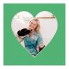 14x14 Mat Bevel Cut for 10x10 Photos - Precut Bright Green Heart Shaped Photo Mat Board Opening - Acid Free Matte to Protect Your Pictures - Bevel Cut for Family Photos, Pack of 1 Matboard view 4