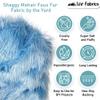 Ice Fabrics Faux Fur Fabric by The Yard - 60 Inches Wide Super Soft and Fluffy Shaggy Mohair Fur Fabric for Costumes, Apparel, Rugs, Pillows, Decorations and More - Bubble Gum - 4 Yards view 2