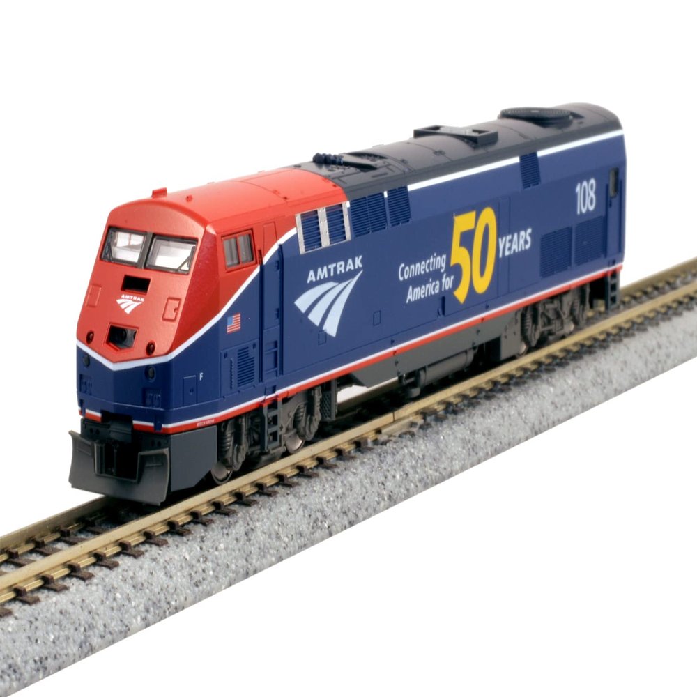 N GE P42 Amtrak Phase VI #108 w/ 50th Anniversary Logo