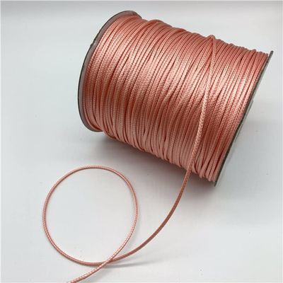 HZLXF1 0.5mm 0.8mm 1mm 1.5mm 2mm Light Pink Waxed Cotton Cord Waxed Thread Cord String Strap Necklace Rope Suitable for Jewelry Making (Color : 1, Size : 0.8mm 10yards)