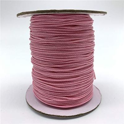 HZLXF1 10yards 0.8mm Colorful Waxed Cotton Cord Waxed Thread Cord String Strap Necklace Rope Suitable for Jewelry Making for Bracelet (Color : 16)