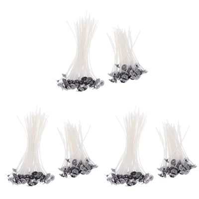 Uonlytech 450pcs Stable Burn Easy Handling Pre-Waxed Candle Wicks for Candle Making Projects