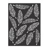 Little Birdie Reusable Stencil 7.3"X9.7"-Feathers view 2
