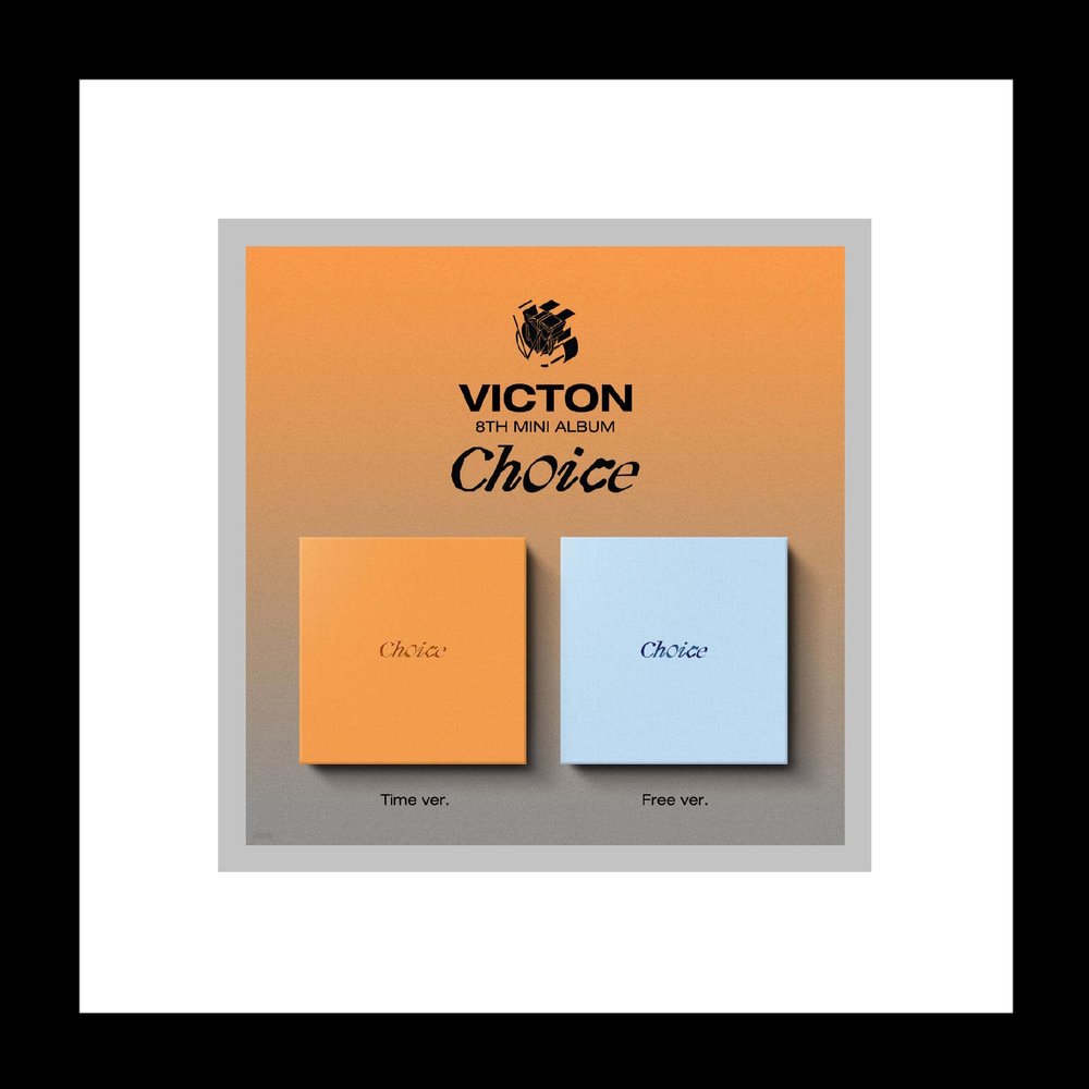 VICTON Choice 8th Mini Album CD+Poster+Photobook+Photocard+Trilogy card+Paper stand+Neon photo+Keryring+Tracking (Random)