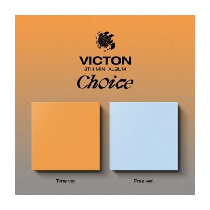 VICTON Choice 8th Mini Album CD+Poster+Photobook+Photocard+Trilogy card+Paper stand+Neon photo+Keryring+Tracking (Free Version)
