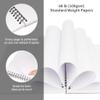 FIXSMITH 5.5"X8.5" Sketch Book | 400 Sheets (68 lb/100gsm) Sketchbook |Acid Free Drawing Paper | Spiral Bound Artist Sketch Pad | for Kids, Beginners, Artists & Professionals | Bright White view 4