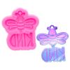 Bee Silicone Resin Mold Expoy Resin Casting Mold for Jewelry Making Honeybee Shape Keychain Mold DIY Creative Handmade Pendant Ideal Gift Jewelry Making Crafts view 1