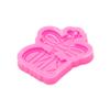 Bee Silicone Resin Mold Expoy Resin Casting Mold for Jewelry Making Honeybee Shape Keychain Mold DIY Creative Handmade Pendant Ideal Gift Jewelry Making Crafts view 3