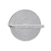 Bristlegrass Elastic Band for Sewing, 3/8 Inch 12 Yard Silver Knit Wide Elastic for Sewing Elastic Ribbon and Pants Waist, High Elasticity DIY Elastic Bands (12Y 3/8" Silver) view 1