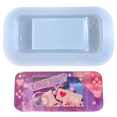Diarypiece Silicone Quicksand Casting Epoxy Molds, Resin Shaker Molds for DIY Pendant Jewelry Making