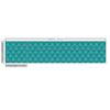 Ambesonne Victorian Faux Suede Fabric by The Yard, Repetitive Floral Ornamentals Curvy Blossom Inspired Motifs Illustration, for Indoor Outdoor DIY Projects Upholstery, 3 Yards, Teal and Pale Blue view 3