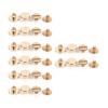 Brass Screw, 10 Sets Screw Rivets for Leather, Chicago Screws 5mm 6.5mm 8mm Optional, Brass Button Leather Screw Fasteners for Leather Rivet Belt(5mm) view 3