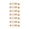 Brass Screw, 10 Sets Screw Rivets for Leather, Chicago Screws 5mm 6.5mm 8mm Optional, Brass Button Leather Screw Fasteners for Leather Rivet Belt(5mm) view 4