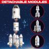 BLOONSY Rocket Ship Toys for Kids | Space Shuttle Toys Model with Astronaut Figures | Space Toys for Kids 3 5 8 10 Years Old view 2