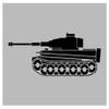 US Military Tank Reusable Stencil (8.5" x 11" Sheet) for Painting on Walls, Wood, Arts and Crafts (My Custom Stencils) view 1