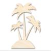 Unfinished Wood Palm Trees Shape Craft up to 46" 20" / 1/4" view 1