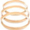 EXCEART Strips 3 Rolls Wide Thin Flat Cane Reed Natural Bamboos Sticks Coil Flat Reed for Basket Weaving Supplies Rattan Cane Webbing DIY Crafts Yellow 0.5cm+1cm+1.5cm view 1