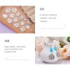 Craftdady 70Pcs Alloy Tibetan Pendant Links 7 Styles 2-Hole Antique Flat Round Oval Charms Connectors with Heart Sun Rainbow Pattern for Jewelry Craft Necklace Bracelet Earring Making view 3