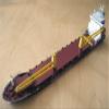 MOOKEENONE 1:400 Scale Polish Gdansk Cargo Ship Model Handmade DIY Model Paper Model (Unassembled Kit) view 3