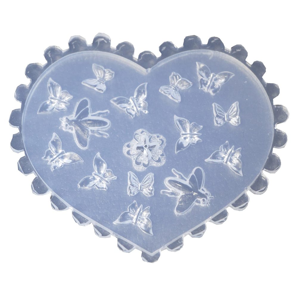 Diarypiece Nail Art Resin Casting Molds, for Manicure Crystal Template Manicure Craft