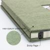Photo Album Self Adhesive Pages for 4x6 5x7 8x10 Pictures Magnetic Scrapbook Photo Albums with Sticky Pages Books with A Metallic Pen for Baby Wedding Family 11x10.6 GrassGreen 40 Pages view 3
