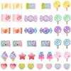 SUNNYCLUE 80Pcs 20 Styles Candy Cabochons Icecream Lollipop Cabochon Sweet Food Flatback Charms Resin Beads Charm for Embellishments Flat Back Scrapbooking Deco Supply Crafting Supplies for Adult view 1