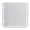 Photo Album Refill Pages for Self Adhesive Scrapbook 13.2x12.8 20 Pages view 2