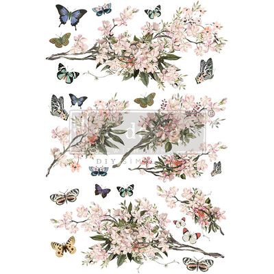 Redesign Dcor Transfers Blossom Botanica 24"x35",Wall Decals DIY Wallpaper Wall Stickers Murals Decor Furniture Decoration