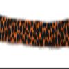 Orange Grosgrain Cheetah Print Grosgrain Ribbon 5/8 Inch 7 Yards view 1
