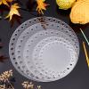 PH PandaHall 5 Size Acrylic Weaving Boards, Flat Round Crochet Basket Bases Transparent Basket Bases Crochet Bag Bottoms for DIY Baskets Bags Knitting Crochet Supplies view 2