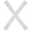 Yardwe Adjustable Iron Floral Wires 100pcs White Wire Stems for DIY Florist for Shop Lightweight view 1
