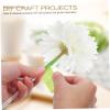 Yardwe Adjustable Iron Floral Wires 100pcs White Wire Stems for DIY Florist for Shop Lightweight view 3