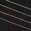 UMAOKANG 33 Feet Silver 316 Stainless Steel Chain for Jewelry Making, Twisted Curb Link Chain Bulk with Jump Rings Lobster Clasps for Necklace Bracelet Making DIY Accessories view 3