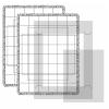 Sticky Non-Slip Flexible Gridded Stamp Mats Grid Sheets 2 PCS Low Stick Mat and 1 Blending Buddy Set,Laser Template with Stuckable Hole,Multi-Use Tack Adhesived Sheet Scrapbooking Craft Accessory view 1