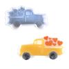 Duawenki Pickup Truck with Love Shape Car Freshie Silicone Mold for Making Soap Aroma Beads Car Freshie, Pendant, Candle, Resin view 1