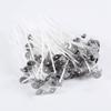 100 Pcs Cotton Candle Wick, 8/10/12/14/15/20cm Pre Waxed Candle Wick for Candle Making, Thick Candle Wick with Base, Low Smoke(15cm), Candle Making Kit Candle Wick Candle Wicks Candle Supplies Can view 1