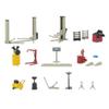 Walthers SceneMaster 949-4210 HO Scale Garage Detail Kit #2 pkg(20) view 1