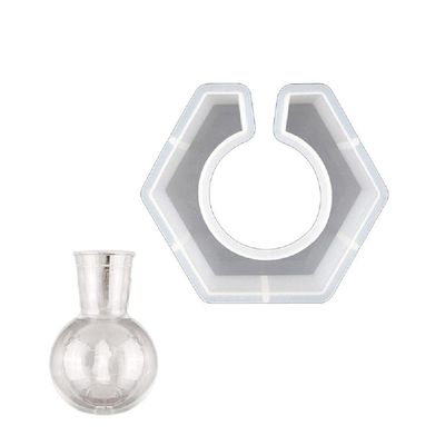 Resin Silicone Molds for Vase Plant Propagation Station Round Shaped Epoxy Resin Molds for Hydroponic Flower Holder Bud vase Silicone Mold