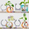 Resin Silicone Molds for Vase Plant Propagation Station Round Shaped Epoxy Resin Molds for Hydroponic Flower Holder Bud vase Silicone Mold view 3