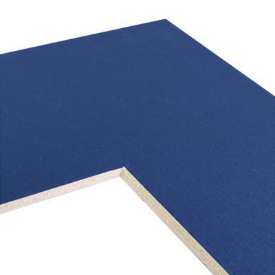 Craig Frames B334 Pre-Cut Mat Board for 8x10 Print, 11x14, Bottle Blue